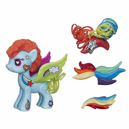 Поп-конструктор из серии My Little Pony Создай свою пони - Рэйнбоу Дэш 